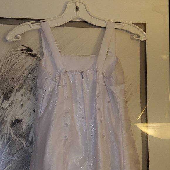 Kid's Formal White Dress - Picture 3 of 3